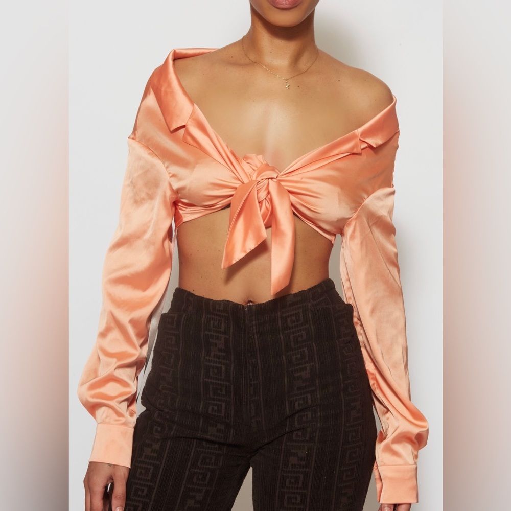House of CB silk blouse